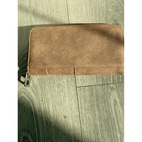 Montana West Brown & Turquoise Embroidered Studded Hobo Purse Wallet Set - Picture 10 of 10